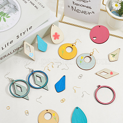 Kit de fabricación de joyas de aretes de diy&nbsp;DIY-SP0004-31
