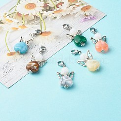 Кулон из акриловых бусин ангела&nbsp;HJEW-JM00520