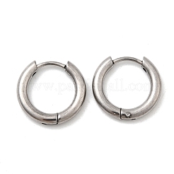 Boucles d'oreilles créoles en acier inoxydable 316f&nbsp;X-EJEW-D341-01G-P
