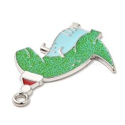 Pendenti dello smalto della lega di Natale&nbsp;ENAM-K069-21G-P
