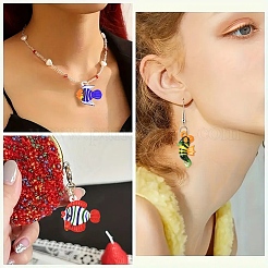 5шт подвески ручной работы лэмпворк&nbsp;LAMP-YW0001-68A