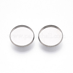 Cabochon per spilla in acciaio inossidabile 304&nbsp;X-STAS-E547-08D-P