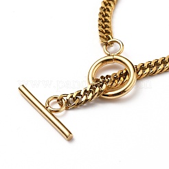 Catene a maglie grosse in acciaio inossidabile 304 con taglio a diamante&nbsp;BJEW-JB05766-01