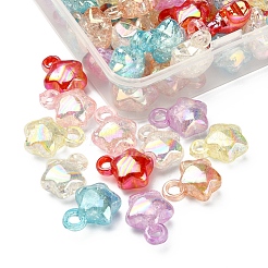 70шт 7 цвета прозрачные акриловые подвески с кракле набор&nbsp;MACR-YW0001-90