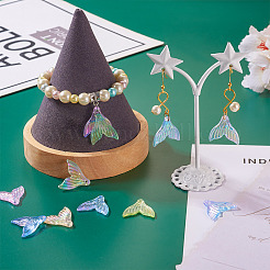 160шт 8 цвета прозрачные акриловые подвески&nbsp;FIND-TA0004-91