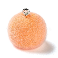 Подвески из непрозрачной смолы с фруктовой тематикой&nbsp;RESI-D017-04A-P