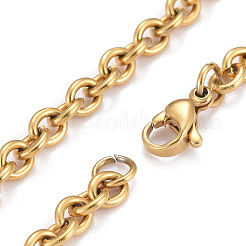 6 pz 3 stile 304 set di catene in acciaio inossidabile per la creazione di gioielli&nbsp;MAK-LS0001-01G