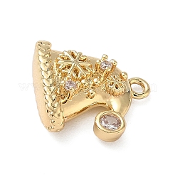 Латунные микро проложить кубического циркония подвески&nbsp;LS-KK-H521-02B-G