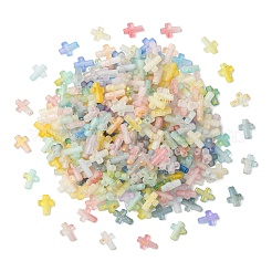300 Stück transparente Acrylperlen in 10 Farben mit Farbverlauf.&nbsp;OACR-CJ0002-44