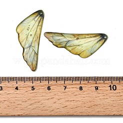 2 шт. подвески из прозрачной эпоксидной смолы&nbsp;RESI-A044-04C