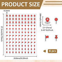 Autocollants en pvc&nbsp;DIY-WH0671-474A
