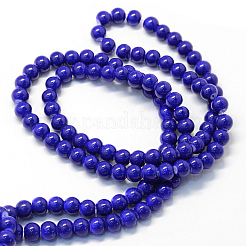 Выпечка роспись стекла круглый шарик нити&nbsp;DGLA-Q020-8mm-35