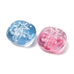 Perles acryliques transparentes de couleur dégradée&nbsp;AC-CBAC4EE-01