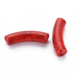 Undurchsichtige knisternde Acrylperlen&nbsp;LS-MACR-S372-002N-009