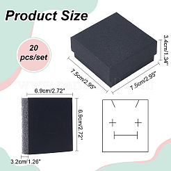 Подарочные коробки для украшений из текстурной бумаги&nbsp;OBOX-NB0001-10B-02