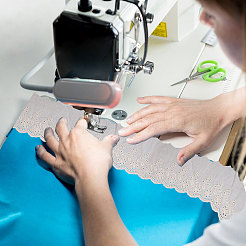 8 ярд хлопчатобумажной кружевной ткани&nbsp;DIY-FG0006-91A