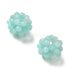 Cuentas tejidas de amazonita natural&nbsp;GG-CBA2E9C-F23-01