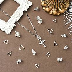 40 шт. 10 стиля латунных треугольных колец&nbsp;KK-CJ0002-89