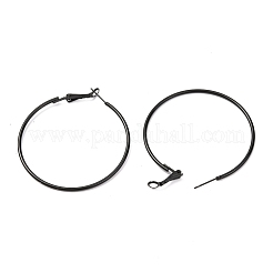 Серьги-кольца из нержавеющей стали с покрытием из краски для выпечки 201&nbsp;LS-EJEW-P185-C03-01