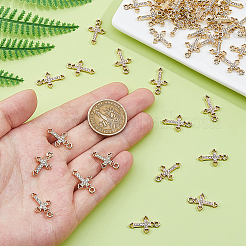 Подвески со стразами из сплава 60 шт.&nbsp;RB-DC0001-13