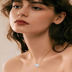 8 шт. подвеска в форме сердца из нержавеющей стали 304 с зеркальной полировкой&nbsp;STAS-LP0002-63