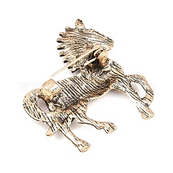 Legierung Strass Revers Pin Broschen&nbsp;JEWB-C057-01AG