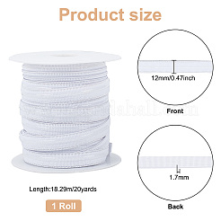 Bande élastique antidérapante en polyester plat de 20 mètre&nbsp;OCOR-WH0082-72B