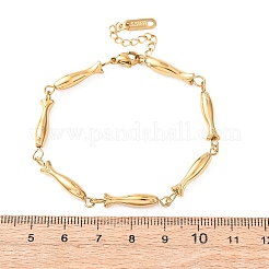 Браслеты-цепочки из нержавеющей стали 304 для женщин&nbsp;BJEW-K293-02G