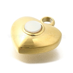 Ионное покрытие (ip) 304 нержавеющая сталь pave ракушки сердца подвески&nbsp;STAS-K263-60G