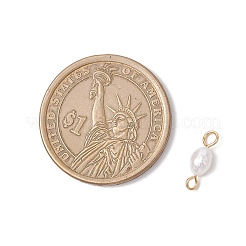 Натуральный культивированный пресноводный жемчуг картофельные звенья соединительные подвески&nbsp;PALLOY-JF04173-02