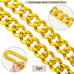 1 шт. акриловые кубинские цепочки для мужчин&nbsp;NJEW-SP0001-09A-G