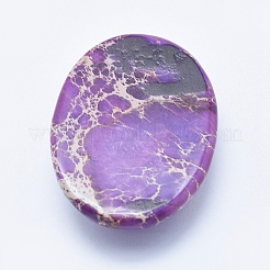 Cabochon di diaspro naturale / diaspro imperiale / sedimenti marini&nbsp;G-E444-06B
