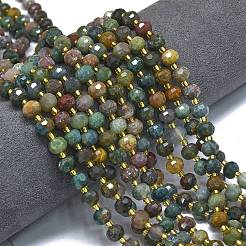 Природного индийского агата бисер нитей&nbsp;G-K389-E42-01