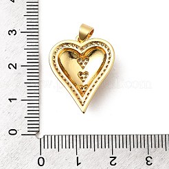 Pendentifs avec zircon cubiques à micro-pavés en laiton&nbsp;KK-A266-04D-G