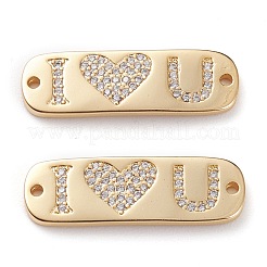 Латунные соединители с прозрачным кубическим цирконием&nbsp;KK-C100-41G