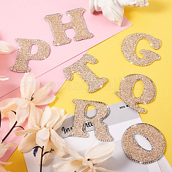 26 буква ткань гладить/пришивать нашивки&nbsp;PJ-TAC0004-04B