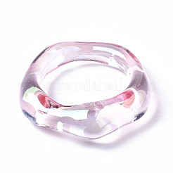 Кольца из прозрачной пластмассы&nbsp;LS-RJEW-T013-001-E03