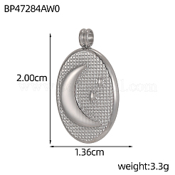 Подвески из нержавеющей стали 304&nbsp;STAS-OY011-53P