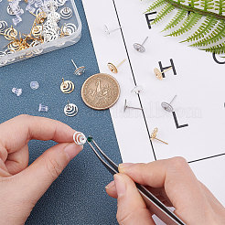 108 шт. Компоненты для сережек из нержавеющей стали 304&nbsp;STAS-UN0027-70