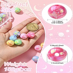 50 шт. Покрытие акриловыми бусинами&nbsp;OACR-CJ0002-18