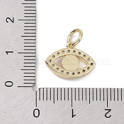 Настоящие 18k позолоченные латунные микро pave кубические циркониевые подвески&nbsp;KK-L209-071G-02