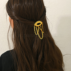 Barrettes à cheveux en laiton micro-pavé de zircone cubique&nbsp;FR3076