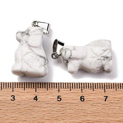 Природные подвески Говлит&nbsp;G-B127-07P-01