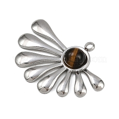 Природных тигровый глаз подвески&nbsp;STAS-G363-07P