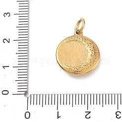 Pendentifs en acier inoxydable 304 et turquoise synthétique&nbsp;FIND-T075-01G