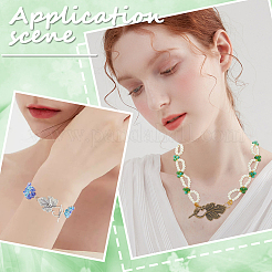 30 шт. двухцветные застежки-тоглы из сплава&nbsp;FIND-SP0001-55