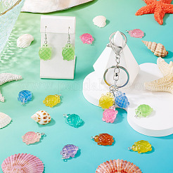 10шт подвески из прозрачной смолы&nbsp;RESI-TA0004-69