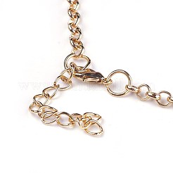 Colliers bretelles coquille conque naturelle&nbsp;NJEW-WH0004-02LG