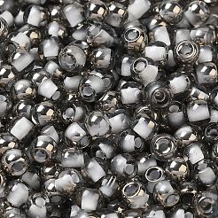 Прозрачные внутри цветные стеклянные бусины&nbsp;SEED-H002-A-C218