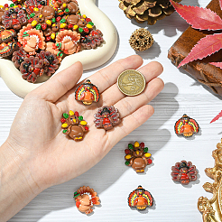 40 шт. 4 стиля кабошонов из смолы в стиле Дня благодарения&nbsp;RESI-SC0036-39